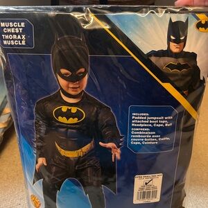 Batman Kids Costume with Black and Yellow Design